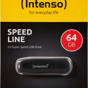 Intenso USB 3.0 Stick 64GB, Speed Line, schwarz Typ-A